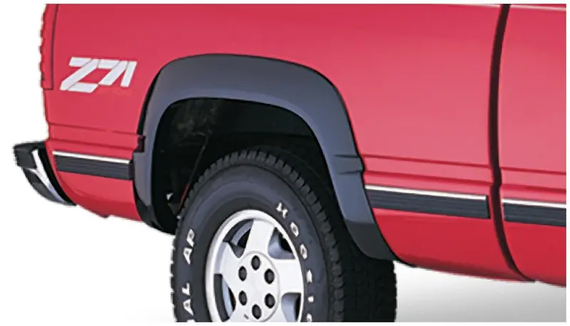 Bushwacker 40028-01 Black Oe-Style Smooth Finish Rear Fender Flares For 1988-1999 Chevrolet C/K 1500, R2500; 1997-1999 Tahoe; 1995-1997 Yukon; 1992-1994 Blazer 1
