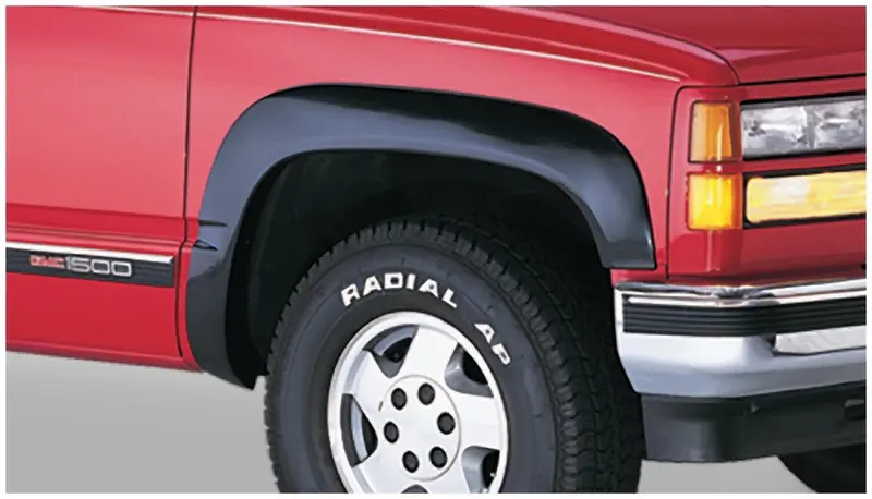Bushwacker 40905-02 Black Oe-Style Smooth Finish 4-Piece Fender Flare Set For 1997-1999 Tahoe; 1995-1999 Yukon 1