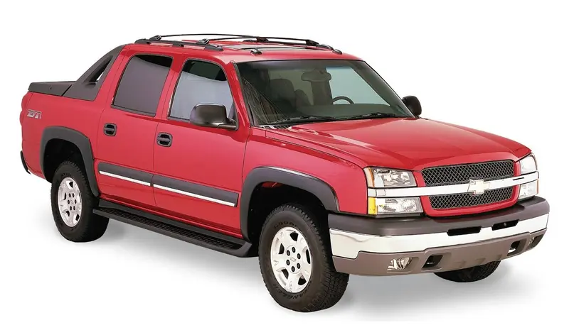 Bushwacker 40920-02 Black Oe-Style Smooth Finish 4-Piece Fender Flare Set For 2003-2006 Avalanche W/O Body Hardware 1