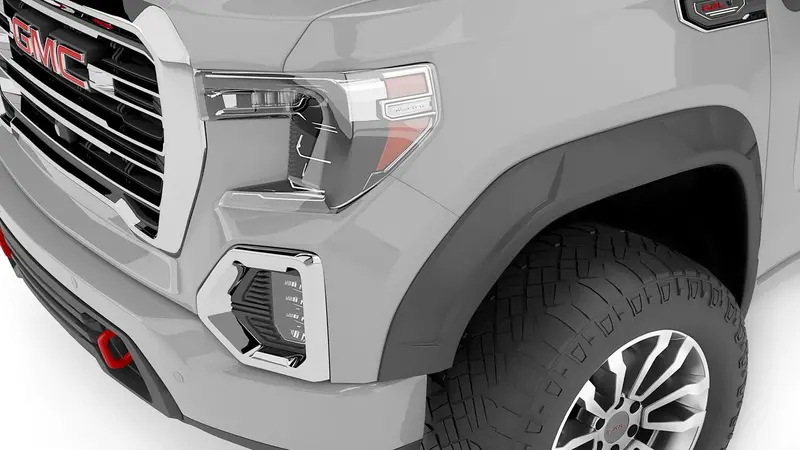 Bushwacker 40946-02 Drt Style Fender Flares; Frt And Rr; 19-26 Gmc Sierra 1500 2
