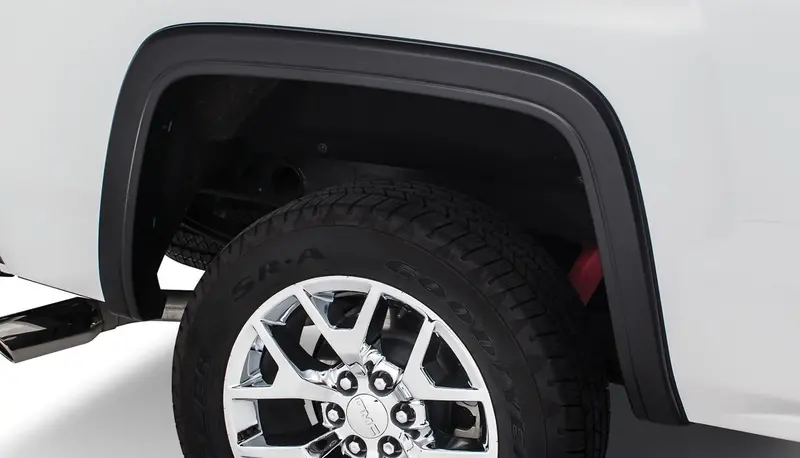 Bushwacker 40973-02 Black Oe-Style Smooth Finish 4-Piece Fender Flare Set For 2016-2018 Gmc Sierra 1500; Fits 69.3 In. Bed 2