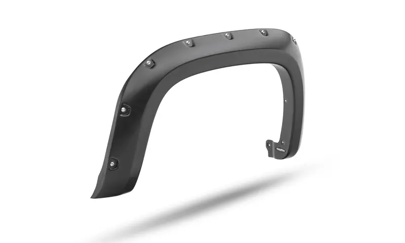 Bushwacker 40991-02 Black Pocket/Rivet Style Smooth Finish 4-Piece Fender Flare Set For 2021-2022 Chevrolet Colorado 74.0 In Bed 2