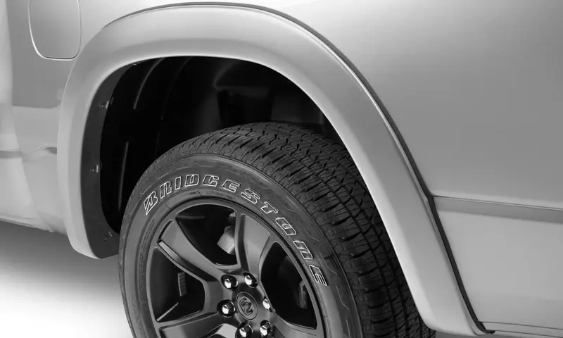 Bushwacker 50928-95 Oe Style Color Matched Billet Silver Metallic 4-Piece Fender Flare Set For 20-22 Ram 1500; Will Not Fit Rebel And Trx Models 2