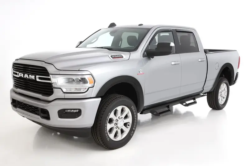 Bushwacker 50937-02 Black Oe-Style Smooth Finish 4-Piece Fender Flare Set For 2019-2026 Ram 2500/3500, Will Not Fit With Oem Flares, Includes Dually 1