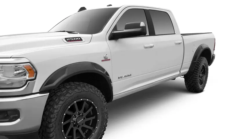 Bushwacker 50938-02 Drt Style Fender Flares; Front And Rear For 19-26 Ram 2500/3500 1