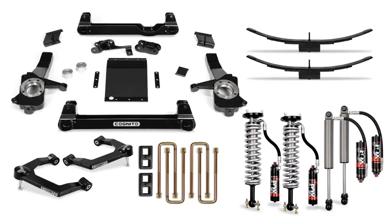 Cognito 6-Inch Elite Lift Kit W/ Fox Shocks For 2019-2024 Silverado/Sierra 1500 1