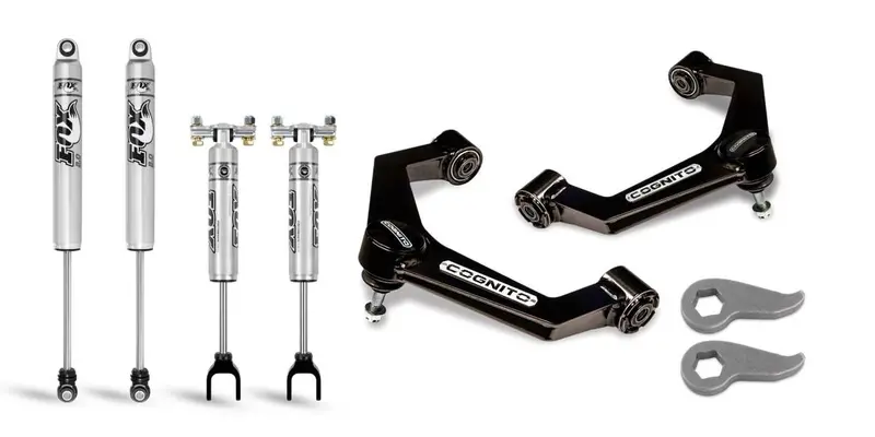 Cognito Motorsports Truck 3-Inch Performance Leveling Kit With Fox Ps 2.0 Ifp Shocks For 2020 Silverado/Sierra 2500/3500 2Wd/4Wd 110-P0779 1