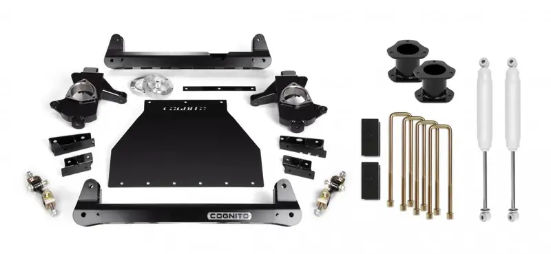 Cognito Motorsports Truck 4-Inch Standard Lift Kit For 14-18 Silverado/Sierra 1500 2Wd/4Wd With Oe Stamped Steel/Aluminum Arms 110-P0782 1