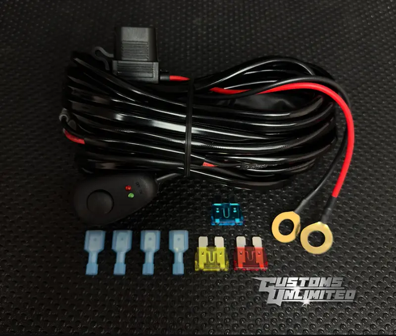 Customs Unlimited 5Ft Pure White Extensions For Wheel & Rock Lights, Plug & Play 1