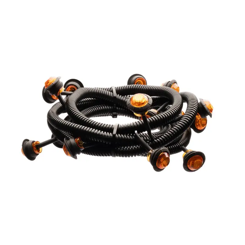 Customs Unlimited Amber Led 10 Piece Valance Light Kit - Universal 1