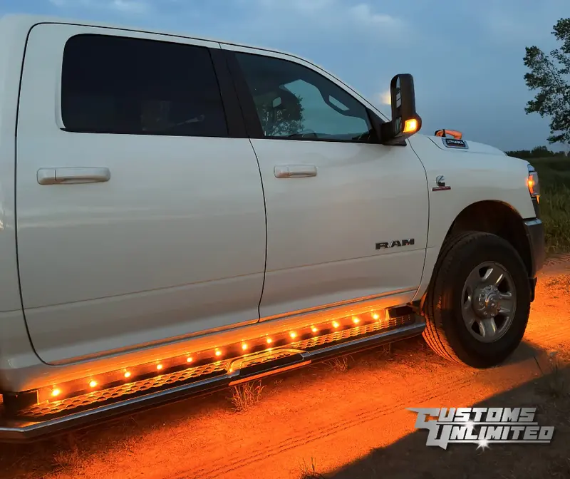 Customs Unlimited Rocker Running 13 Light Kit For 2010-2018 Ram 2500/3500 6.7L 1