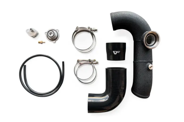 Cvf Aluminum Intercooler Charge Pipe Kit With Hks Flange For 2013-2018 Ford Focus St 1