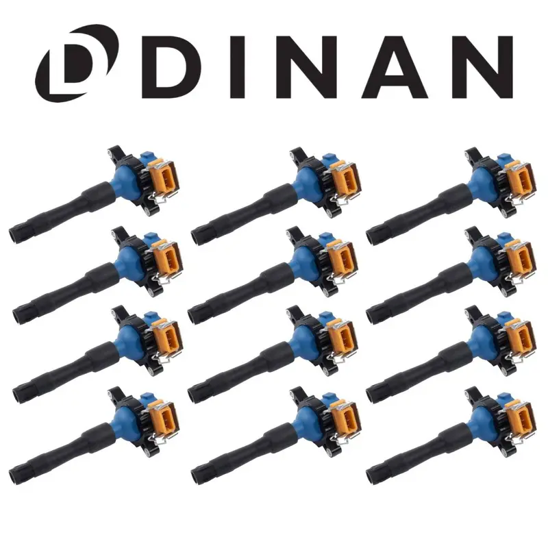 Dinan Blue M-Series Style Ignition Coils For 1995-2001 Bmw 750Il/850Ci 5.4L V12 1
