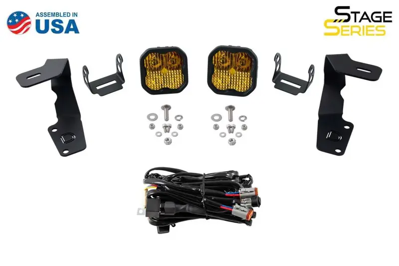 Diode Dynamics Amber Ss3 Pro Led Ditch Light Kit For 2015-2021 Subaru Wrx/Sti 1
