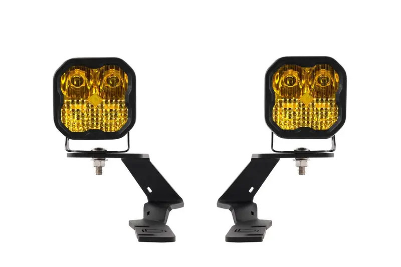Diode Dynamics Amber Ss3 Sport 3000K Led Ditch Light Kit For 2019-2023 Ford Ranger 1