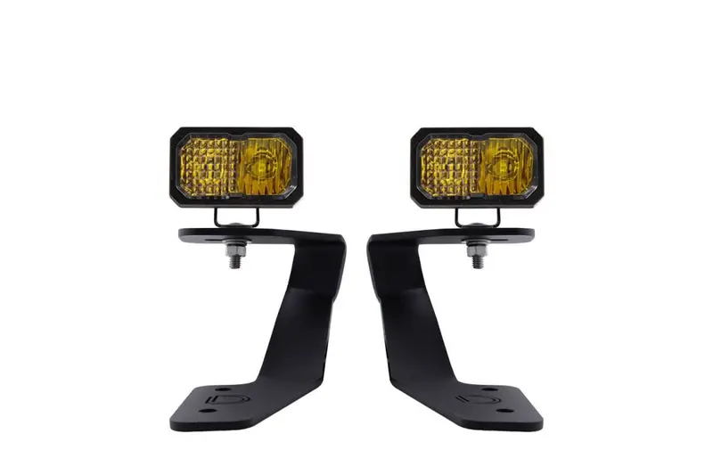 Diode Dynamics Amber Ssc2 Sport Ditch Light Kit For 18-23 Subaru Wrx/Crosstrek 1