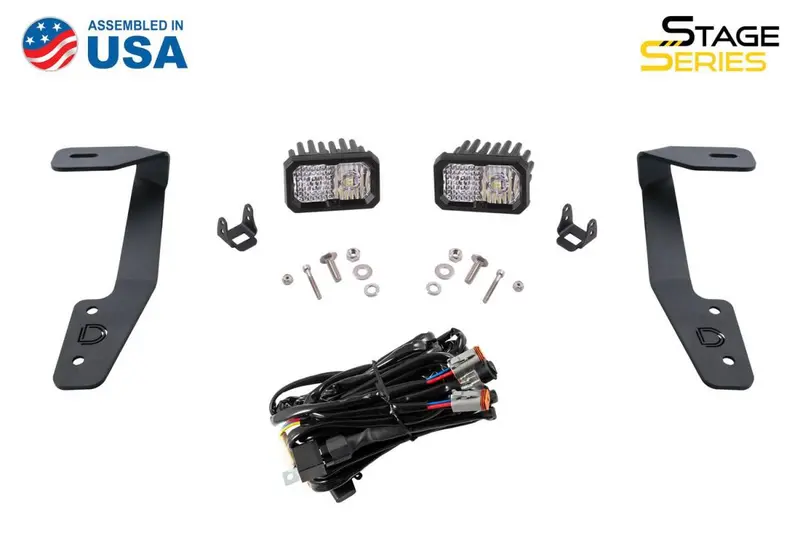 Diode Dynamics Clear Ssc2 Sport Ditch Light Kit For 18-23 Subaru Wrx/Crosstrek 1