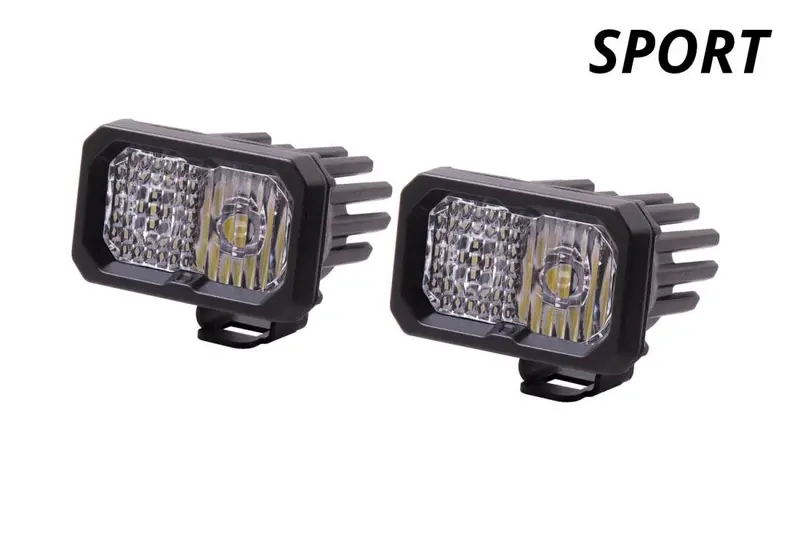 Diode Dynamics Clear Ssc2 Sport Ditch Light Kit For 18-23 Subaru Wrx/Crosstrek 2