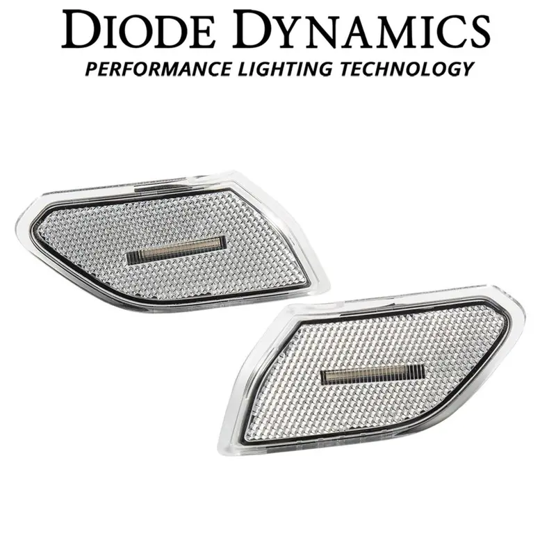 Diode Dynamics Plug-And-Play Led Front Sidemarkers For 2020-2025 Jeep Gladiator / 2018-2025 Wrangler 2