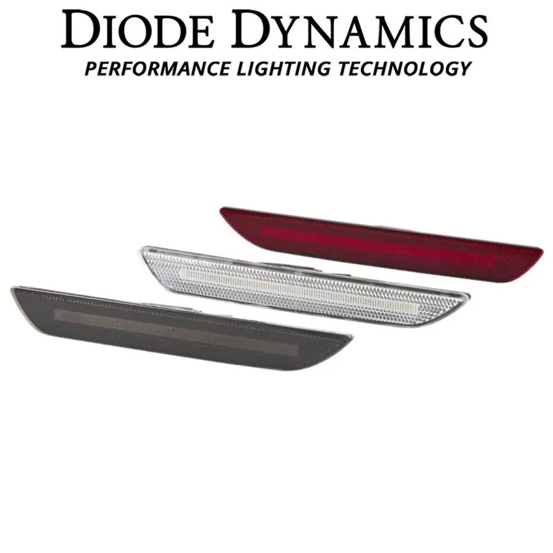 Diode Dynamics Plug-And-Play Led Rear Sidemarker Set For 2015-2022 Ford Mustang 1