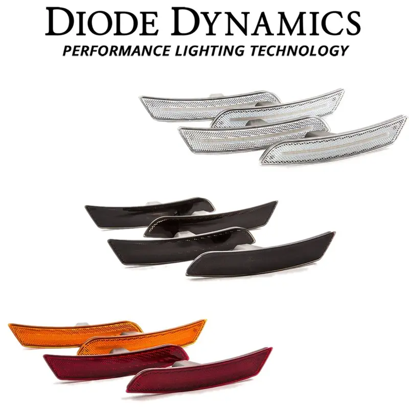 Diode Dynamics Plug-And-Play Led Sidemarker Set For 2016-2022 Chevrolet Camaro 1