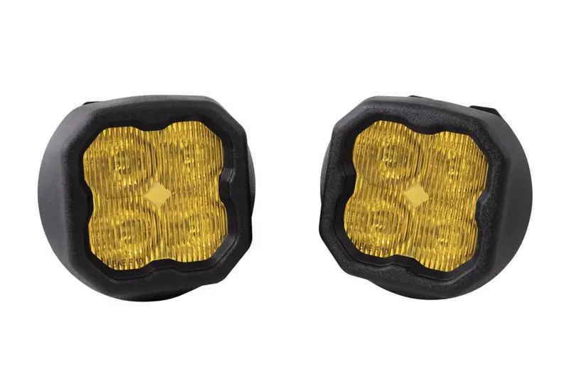 Diode Dynamics Ss3 Amber Max Fog Light Kit W/Backlight For 2015-2021 Gm Colorado 1