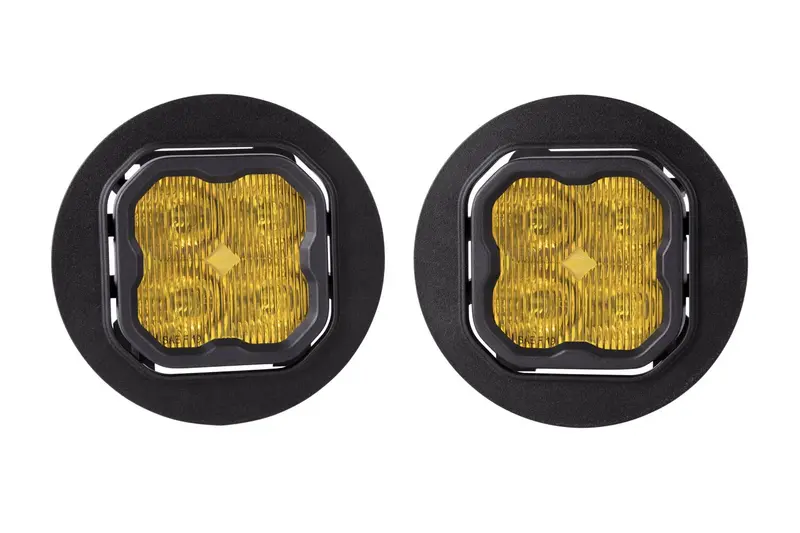 Diode Dynamics Ss3 Pro 3000K/2700Lm Yellow Fog Lights For 05-19 Subaru Outback 1