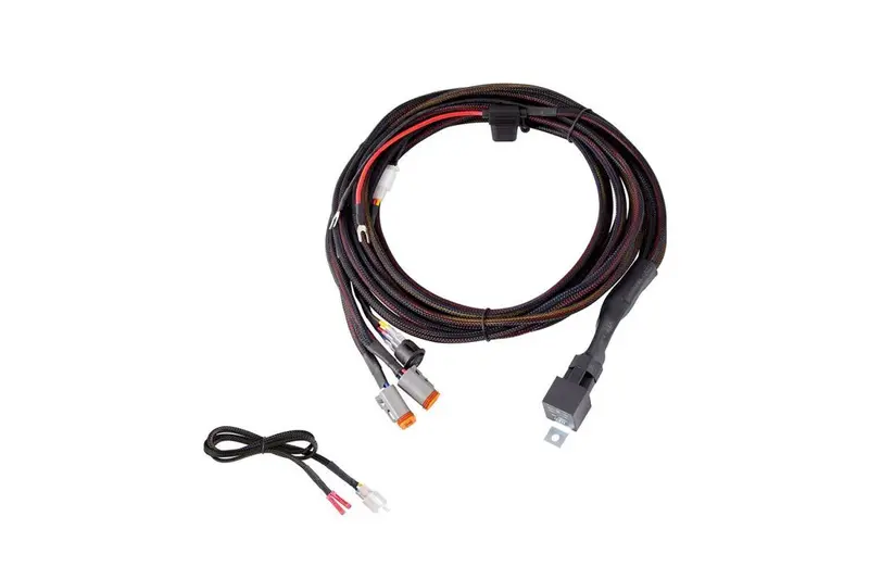 Diode Dynamics Ss3 Pro White Driving Light Pod Set W Amber Backlight W/ Harness 2