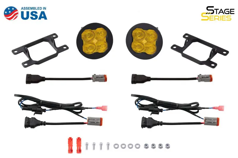 Diode Dynamics Ss3 Type A Amber Sport Led Universal Fog Light W/Backlight 2