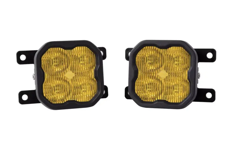 Diode Dynamics Ss3 Type As Amber Max Led Universal Fog Light Kit W/ Backlight 1