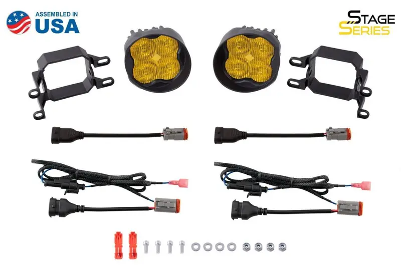 Diode Dynamics Ss3 Type B Max Amber Led Backlit Fog Light Kit For Lexus/Toyota 2