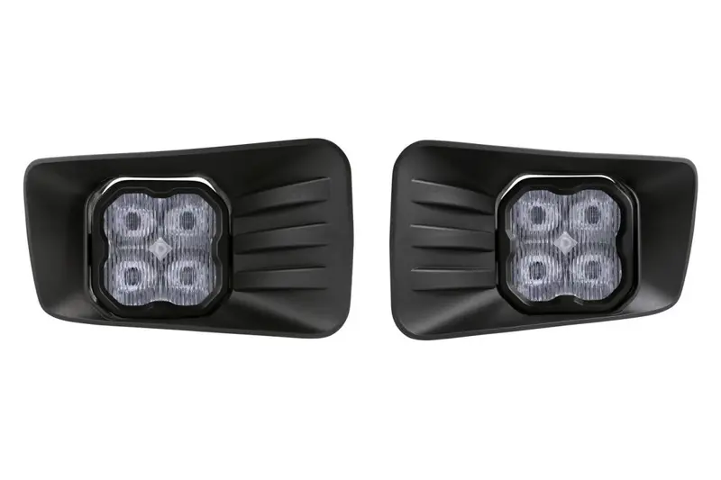 Diode Dynamics Ss3 White Sport Led Fog Light W/Backlight 07-14 Chevy Tahoe Z71 1