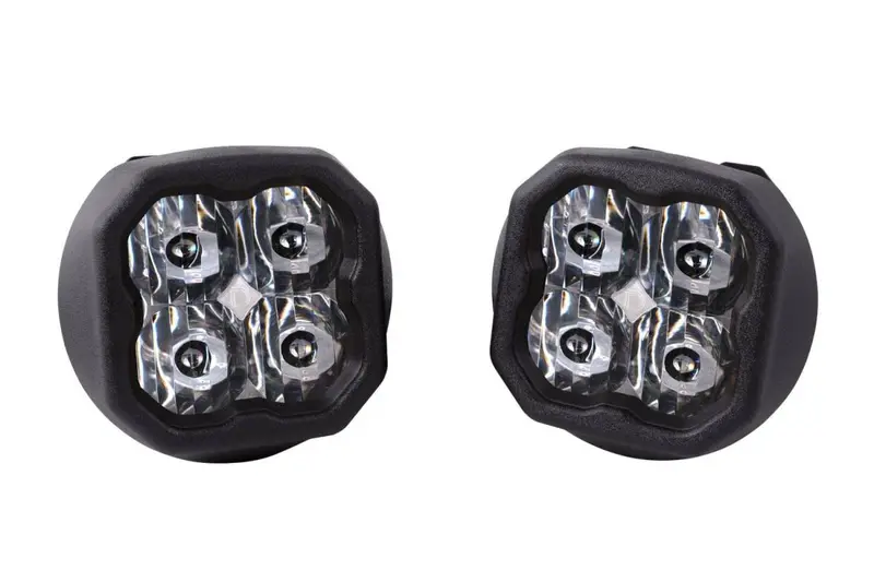 Diode Dynamics Ss3 White Sport Led Fog Light W/Backlight For 15-21 Gm Colorado 1
