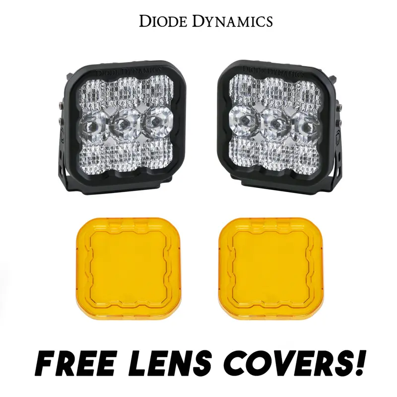 Diode Dynamics Ss5 Sport Led Combo Light Kit W/ Multi Backlight Colors & Covers 1