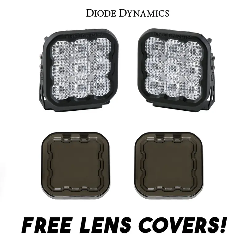 Diode Dynamics Ss5 Sport Led Flood Light Kit W/ Multi Backlight Colors & Covers 1