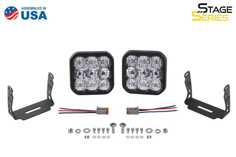 Diode Dynamics Ss5 Sport Led Flood Light Kit W/ Multi Backlight Colors & Covers 2
