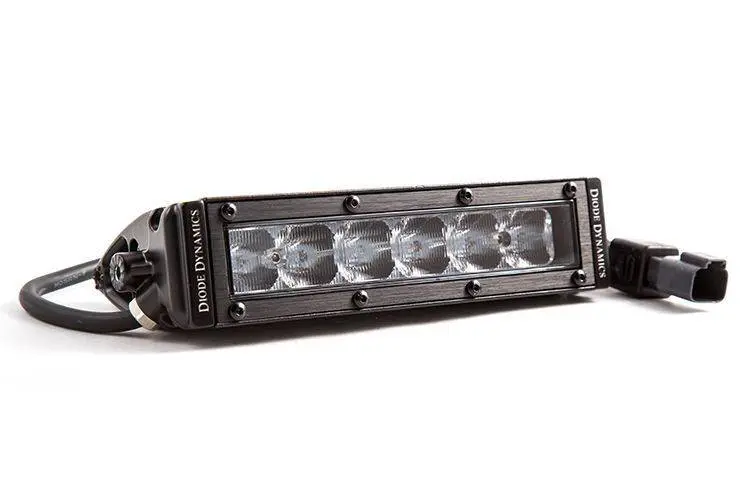 Diode Dynamics Ss6 Sae/Dot White Led Universal Driving Light Bar W Harness 1