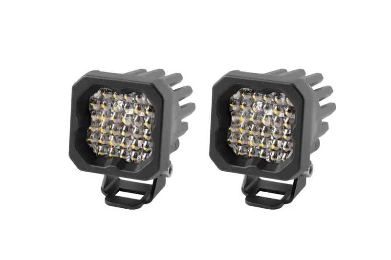 Diode Dynamics Ssc1 Sport White Universal Flood Light Pod Kit W/ Amber Backlight 1