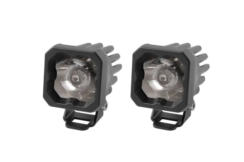 Diode Dynamics Ssc1 Sport White Universal Spot Light Pod Kit W/ Amber Backlight 1