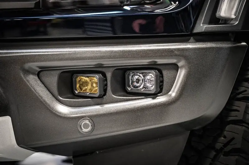 Diode Dynamics Ssc2 Pro Fog Light Kit W/ Amber Backlight For 2021+ Ford Raptor 2
