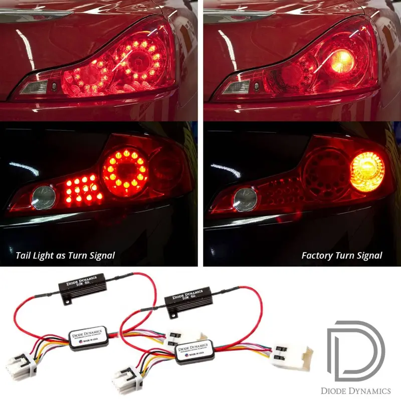 Diode Dynamics Tail As Turn Relay Module Kit For 2003-2013 Infiniti G35/G37/Q60 1