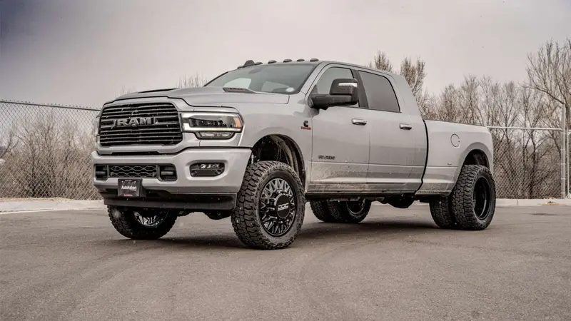 Dually Wheels The Mesh Forged 22X8.25 8X200 Polished Ss Fronts 19-25 Dodge Ram 3500 Ddc Wheels 2