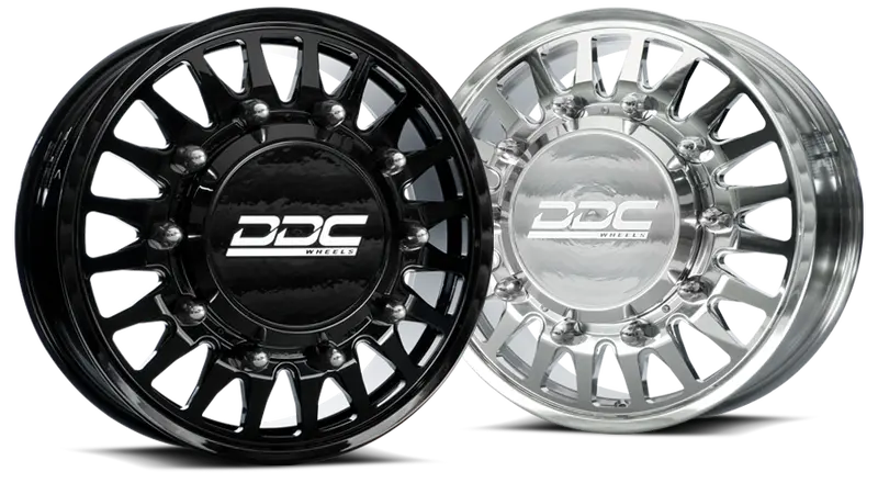Dually Wheels The Spoke Forged 22X8.25 10X225 Gloss Black 05-10 Ford 15-25 F-450/F-550 Dodge Ram 08-25 4500/5500 Ddc Wheels 1