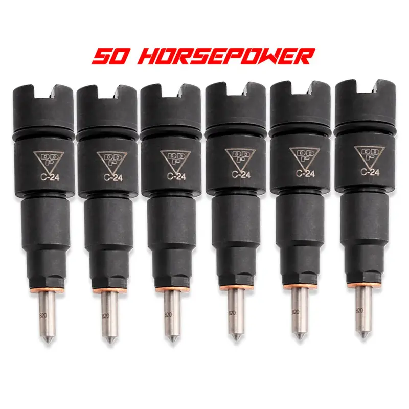 Dynomite Diesel 50Hp Injector Set For 98.5-02 Dodge 2500 3500 5.9L 24V Cummins 1