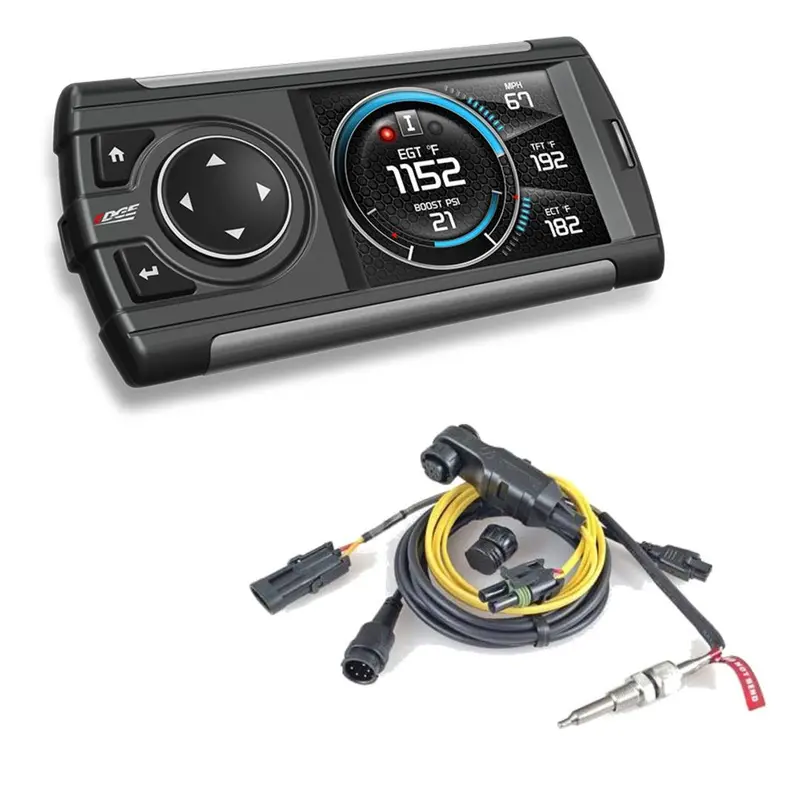 Edge Insight Cs2 Digital Gauge Monitor 84030 & Egt Probe 98601 For 1996+ Obdii 1