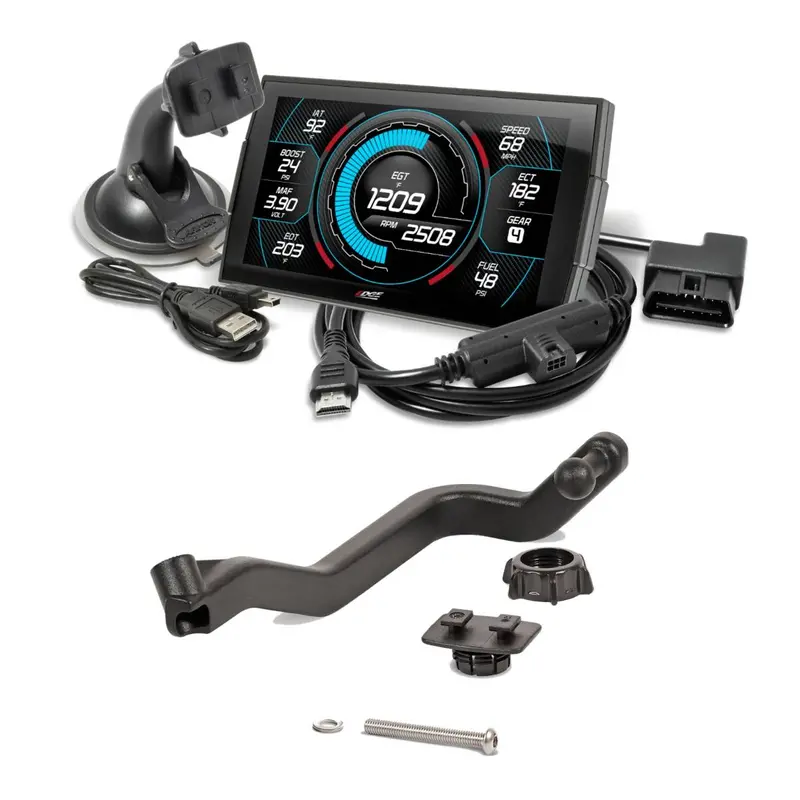 Edge Insight Cts3 Monitor & Aluminum Pillar Mount For 2017-2020 Ford Super Duty 1