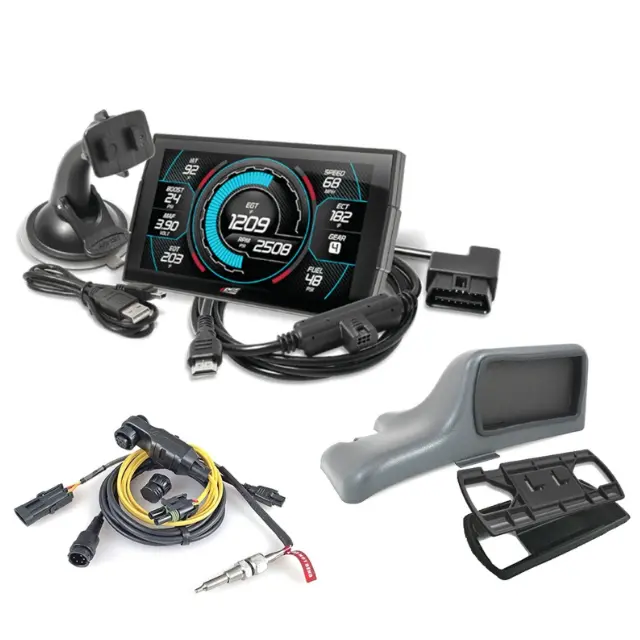 Edge Insight Cts3 Monitor W/Dash Pod Mount & Egt Kit For 01-07 Gm 1500/2500/3500 1