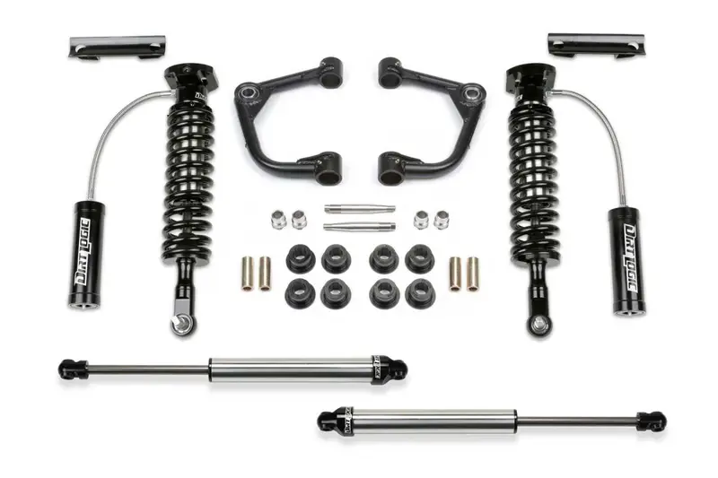 Fabtech 2" Resi Coilover Lift Kit W/ Front Upper Control Arms & Rear Shocks For 2021-2025 F150, 4Wd 1