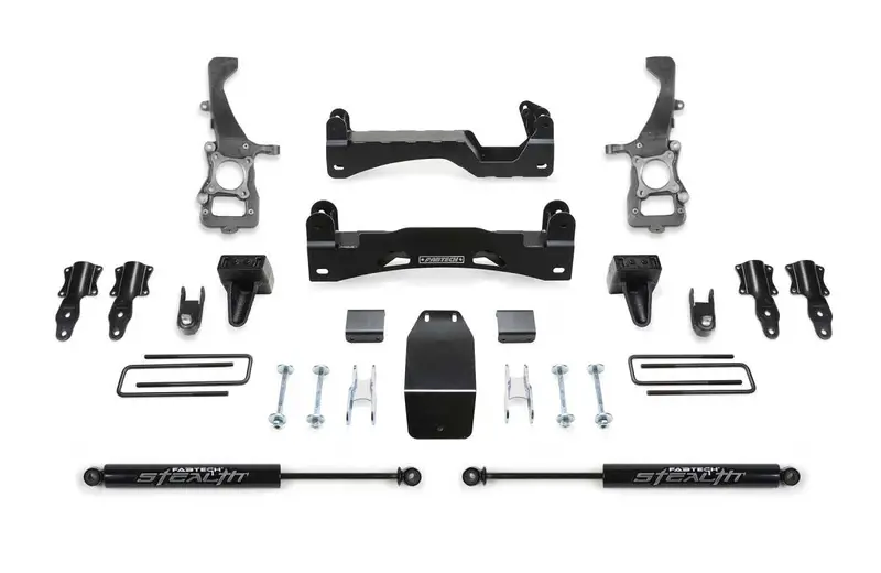 Fabtech 6" Lift Kit W/ Stealth Nitro Rear Shocks For 2021-2025 F150, 4Wd 1