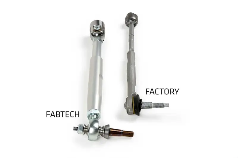 Fabtech Heavy Duty Billet Heim Joint Tie Rod Kit For 2021-2023 Ford Bronco 4Wd 2